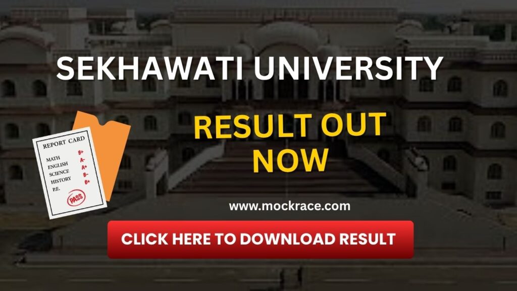 Shekhawati University Result Download